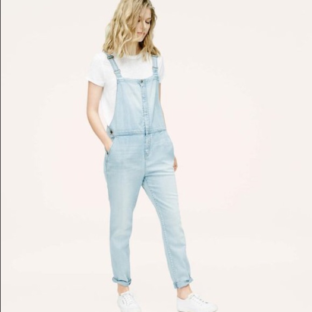 Denim overalls